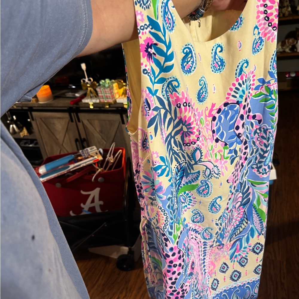Colorful Paisley and Floral Dress romper Lilly Pulitzer - Picture 1 of 1